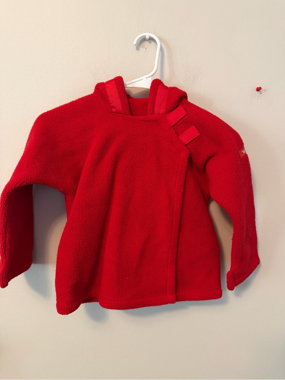 Widgeon Red Kids Fleece Jacket with Hood